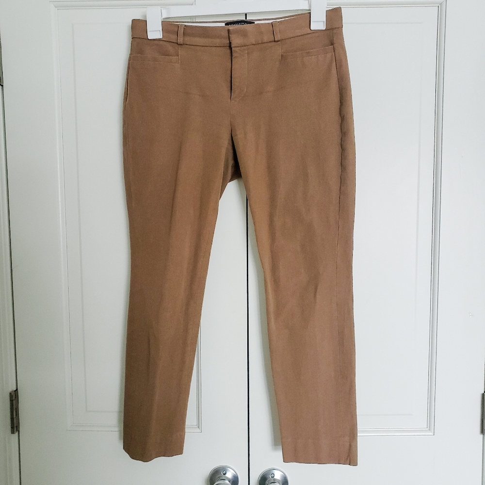 Banana Republic Camel Sloan Curvy Pants Size 6